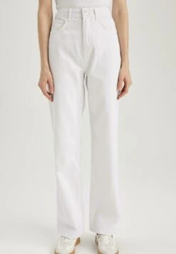 DeFacto 90'S - Vaqueros Rectos - White