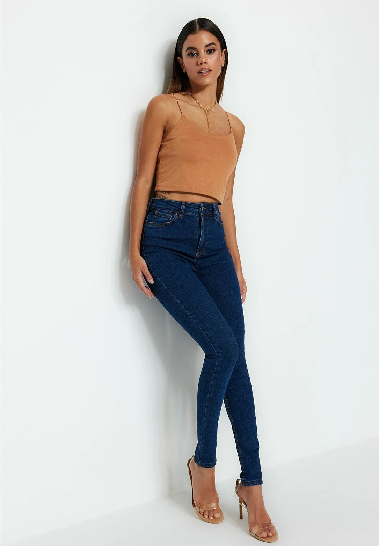 Trendyol Gewoontjes - Vaqueros Pitillo - Blue - Imagen 5