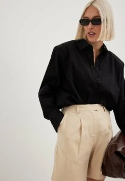 NA-KD Bermuda - Shorts - Beige