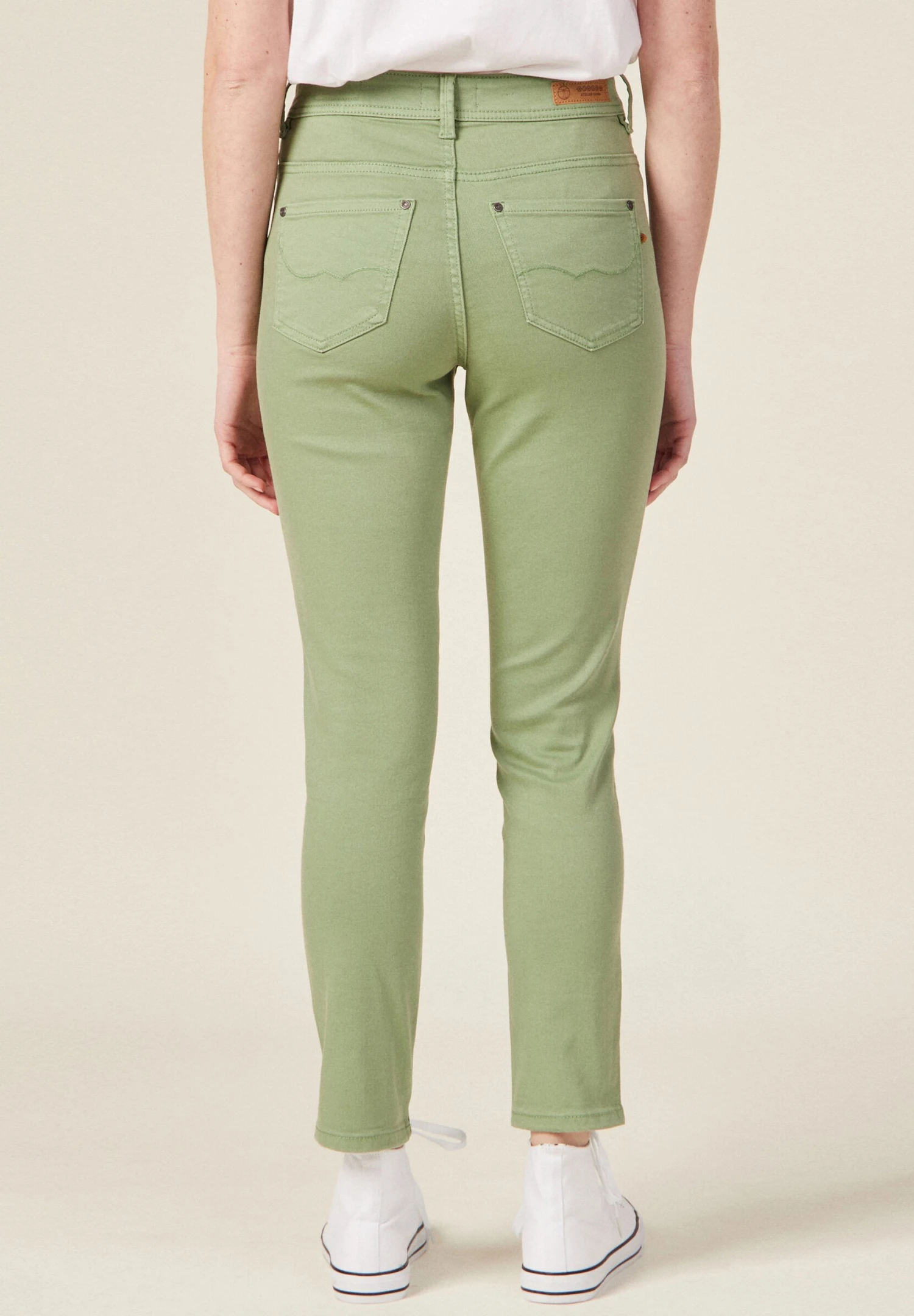 Ökofreundliche- Vaqueros Slim Fit - Vert Kaki - Imagen 3