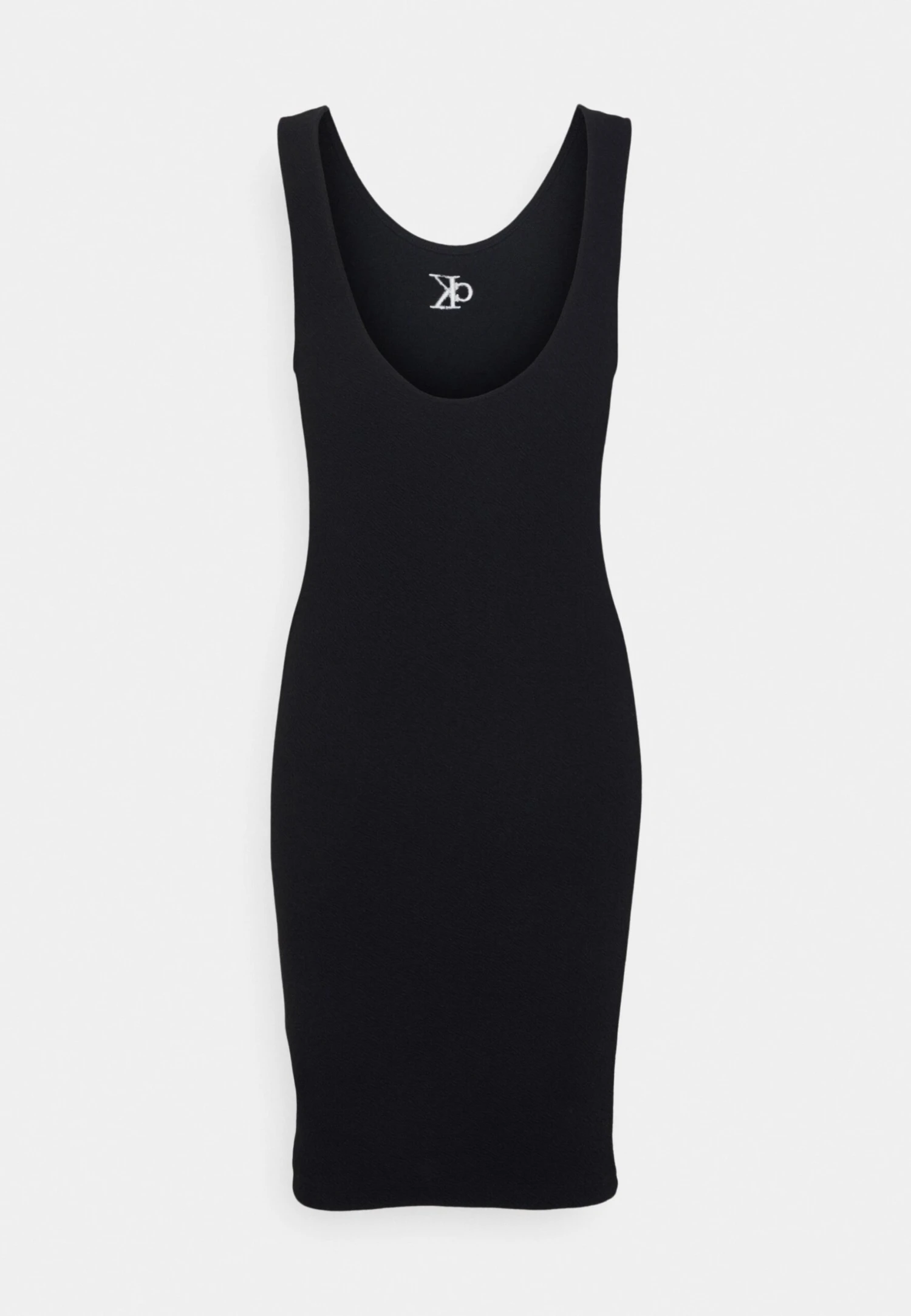 Calvin Klein Jeans Slub Strappy Dress - Vestido Ligero - Black - Imagen 2