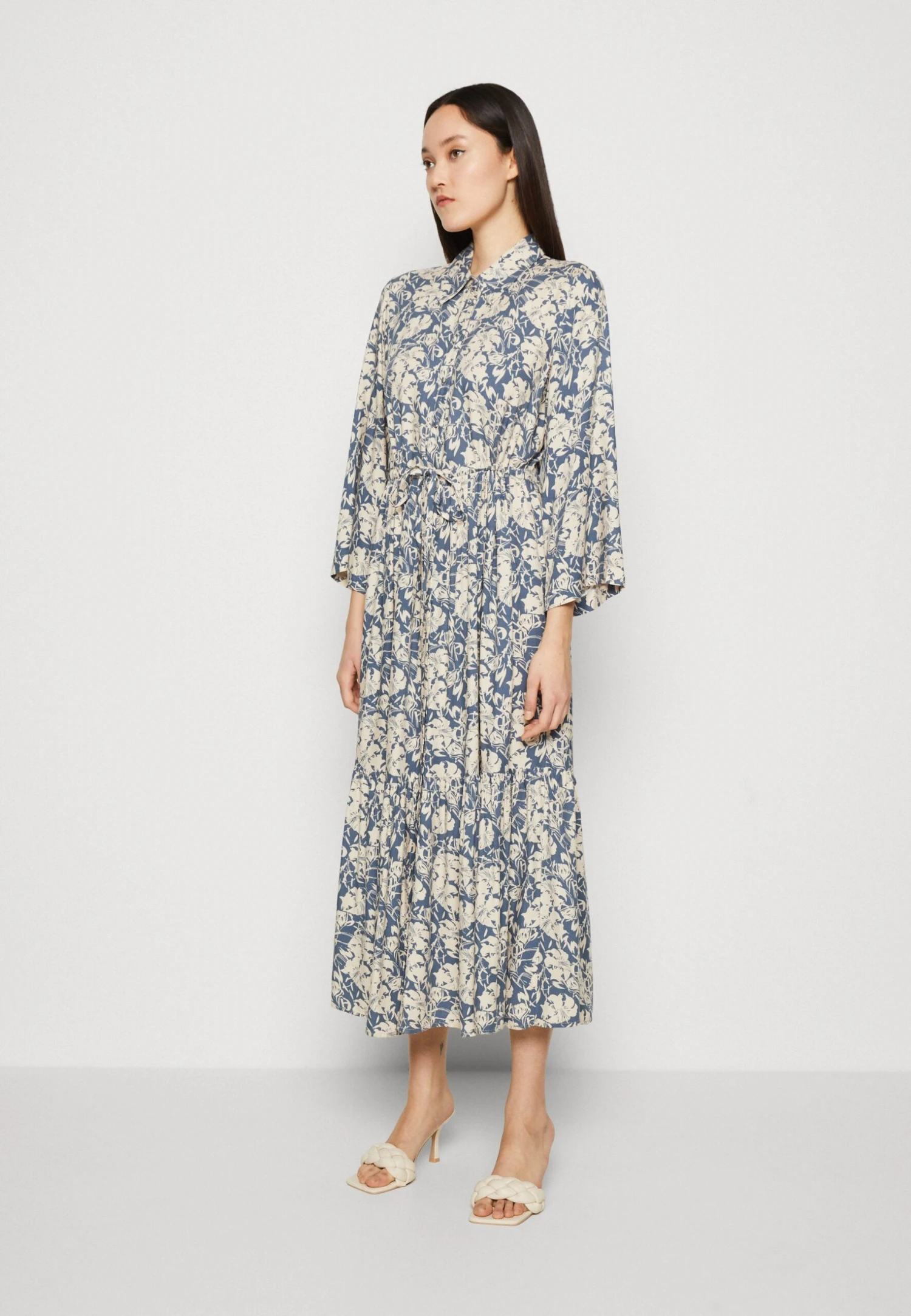 Yasfilla Shirt Dress - Vestido Camisero - Blue - Imagen 2