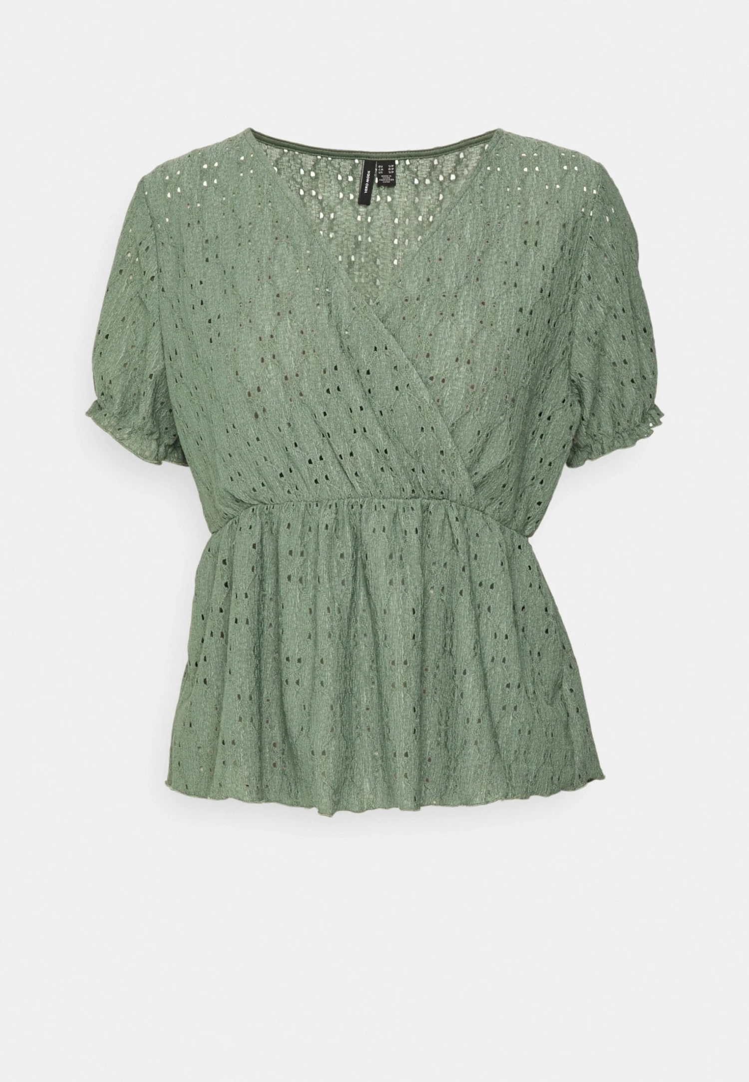 Vero Moda Petite Vmulrikke Broderie Anglais - Camiseta Estampada - Laurel Wreath - Imagen 4