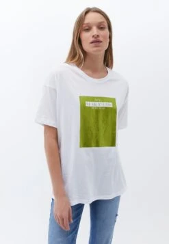 Oversize - Camiseta Estampada - White