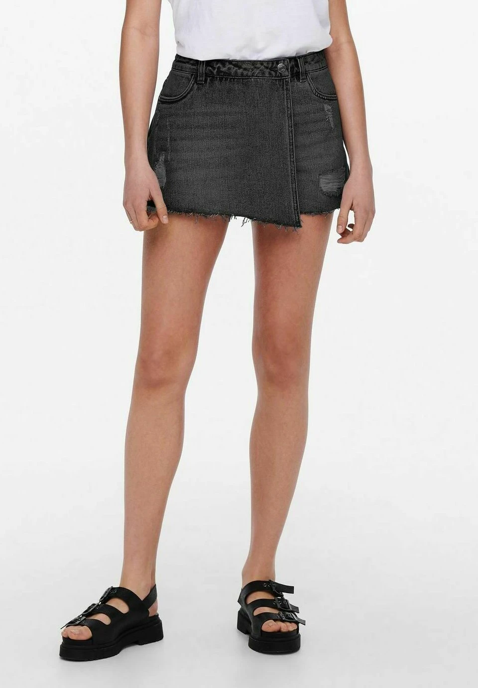 ONLY Shorts Vaqueros - Black