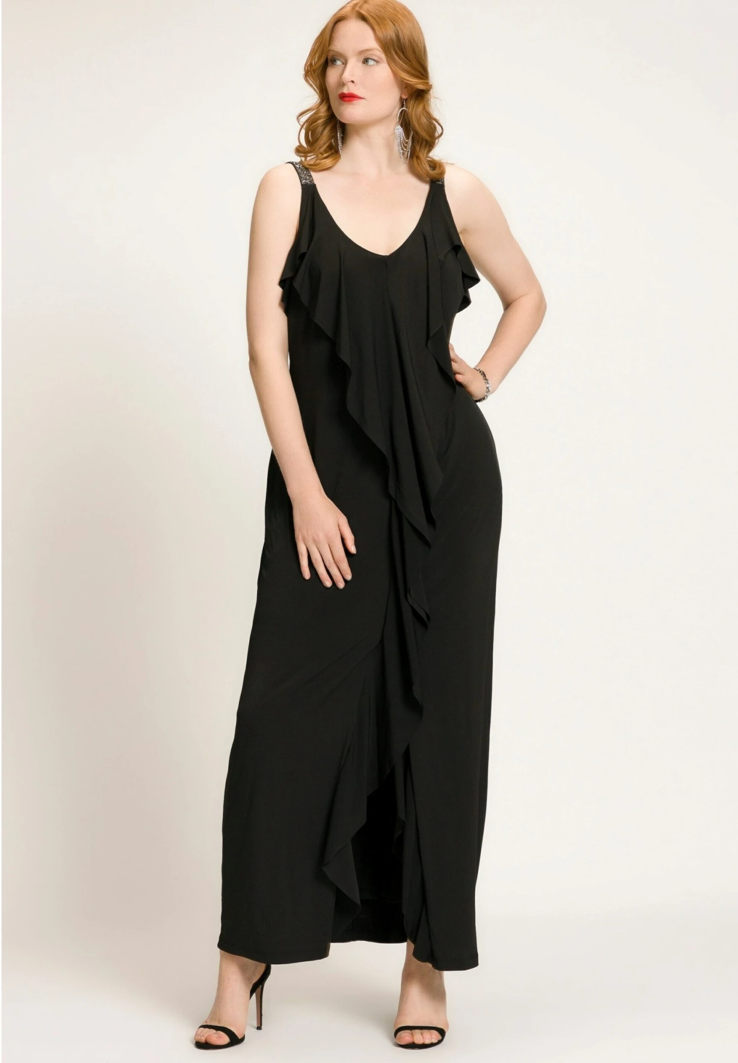 Ulla Popken Vestido De Fiesta - Zwart