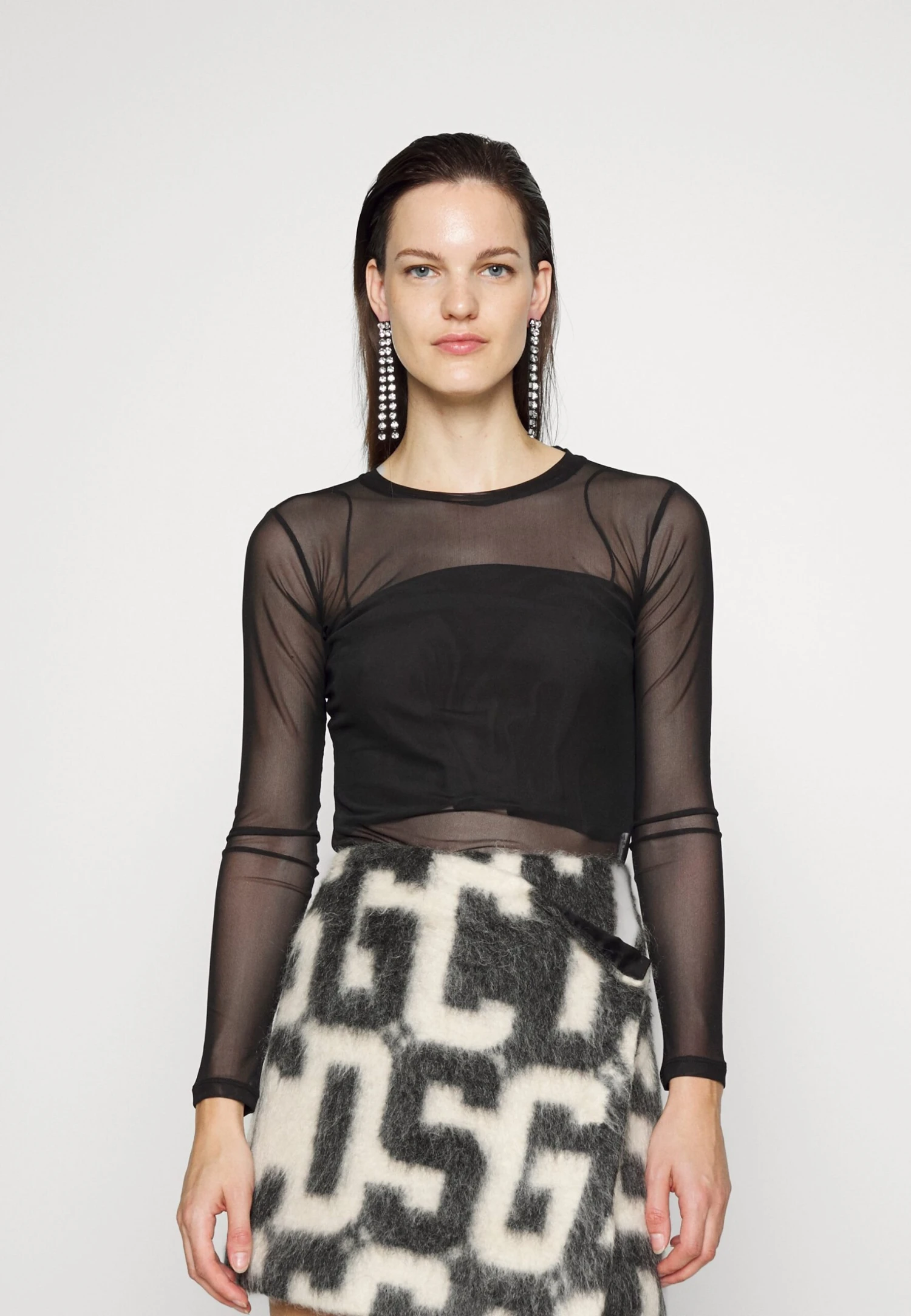 Hugo Camiseta De Manga Larga - Black