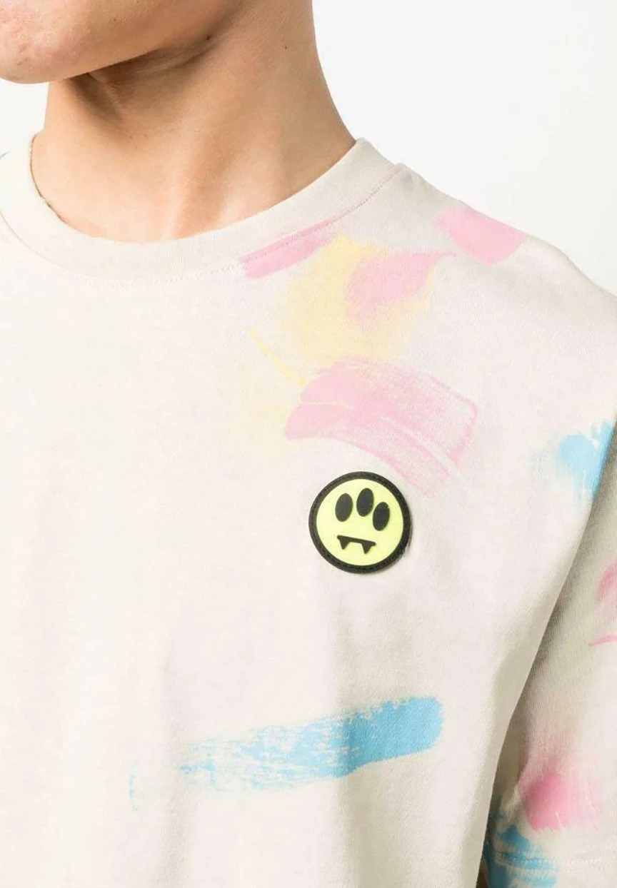 BARROW Unisex - Camiseta Estampada - Butter Multicolor - Imagen 4