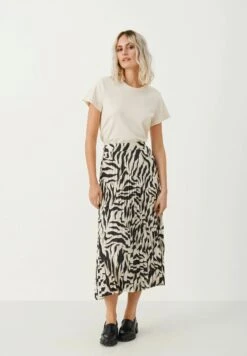 Part Two Venedapw - Falda Plisada - Zebra Print