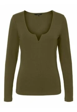 Vero Moda Slim Fit - Camiseta De Manga Larga - Dark Olive