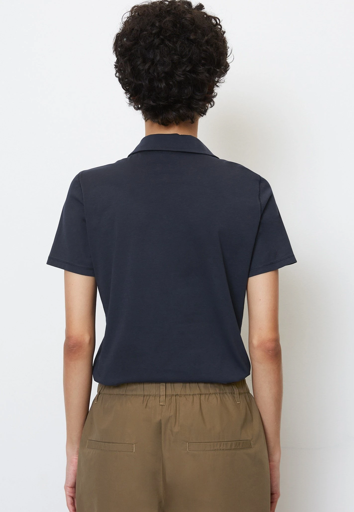 Marc O'Polo Kurzarm- Polo - Deep Blue Sea - Imagen 3