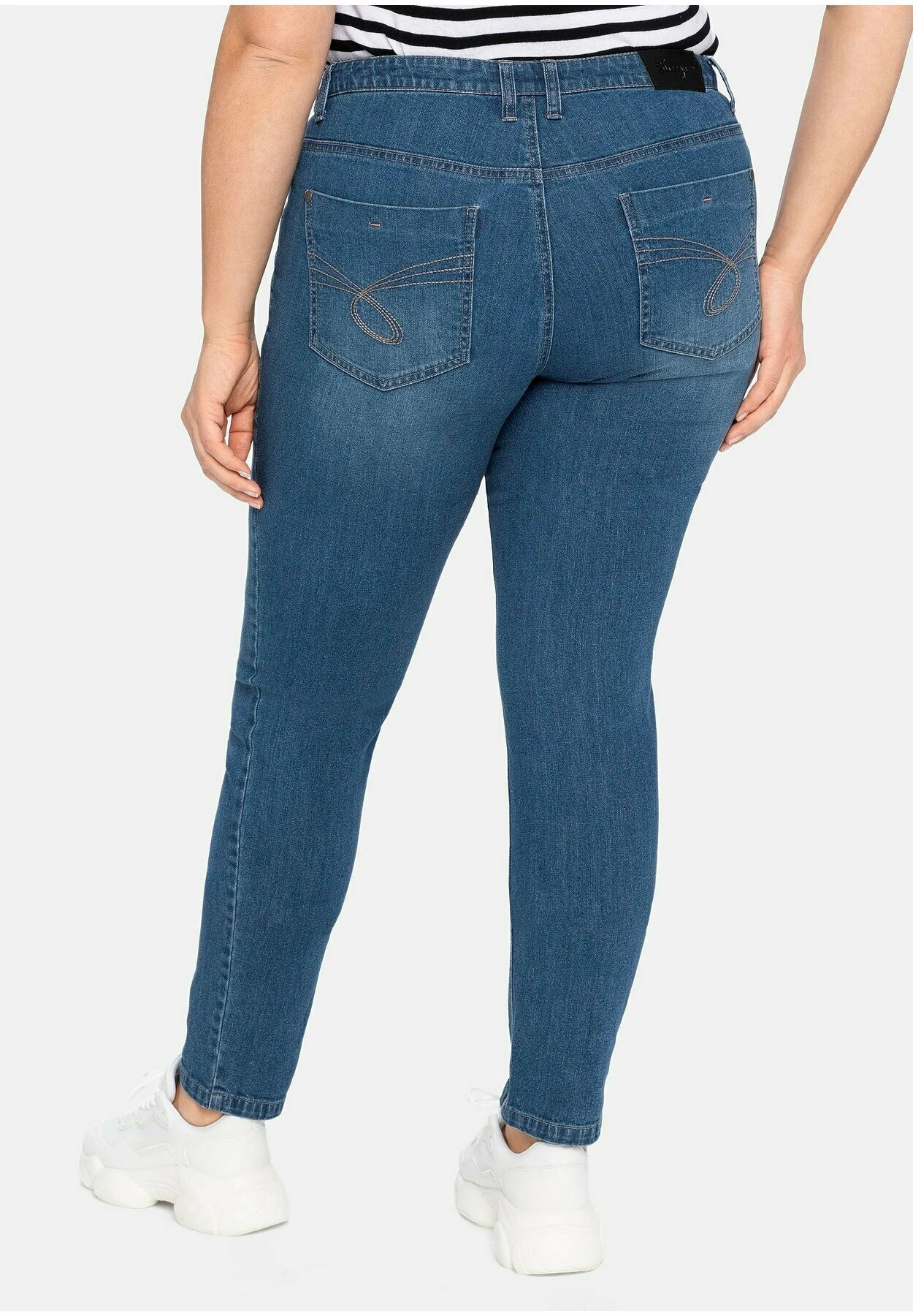 Sheego Vaqueros Slim Fit - Blue Denim - Imagen 2