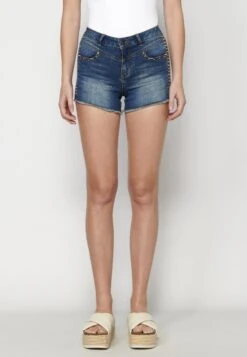 Koroshi Shorts Vaqueros - Azul Osc/Dark Blue