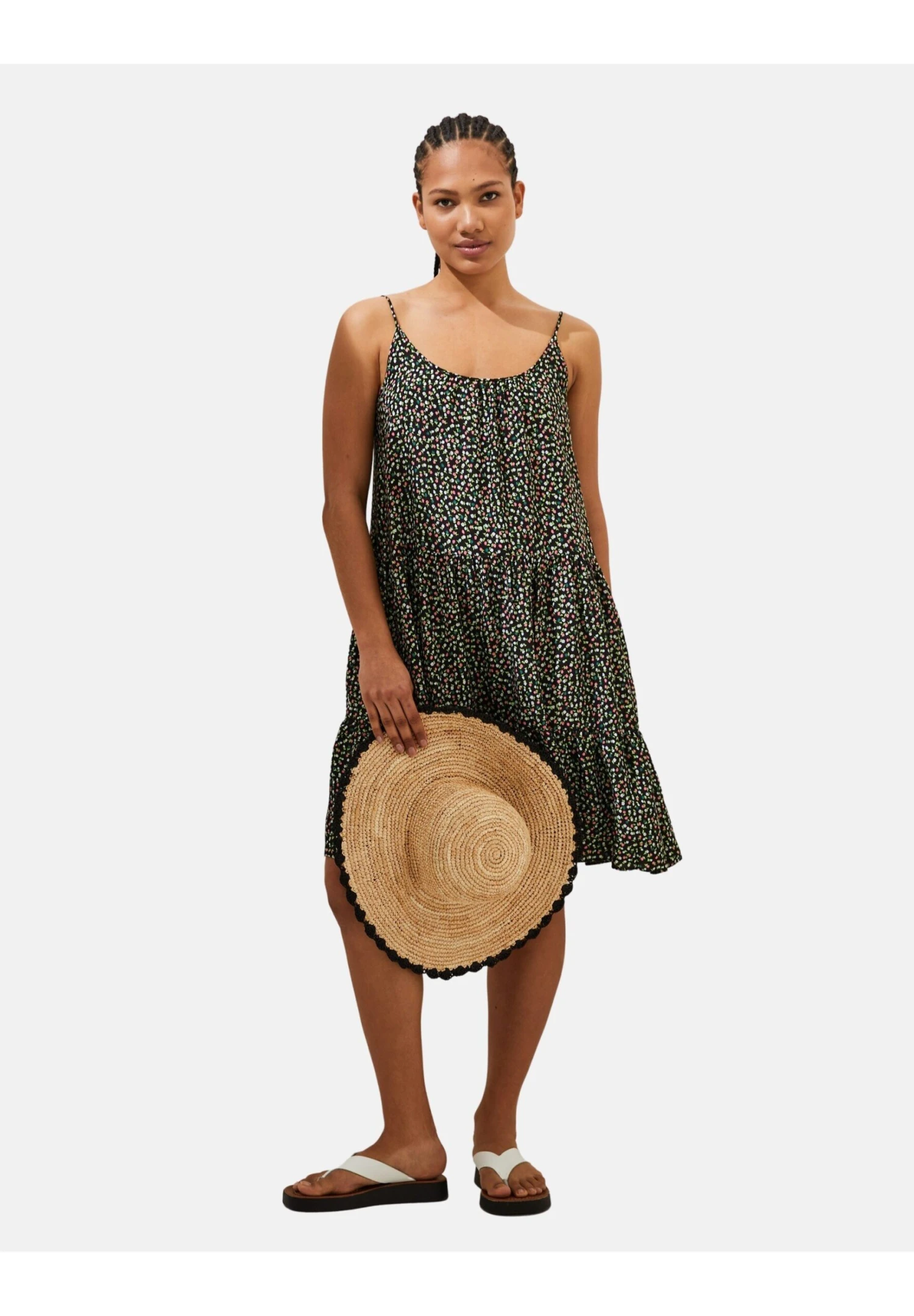 Marks & Spencer 2 Pack Tiered Mini - Vestido Informal - Black Mix