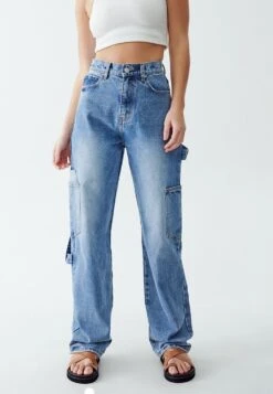 Calli Cam - Vaqueros A Campana - Mid Blue Wash