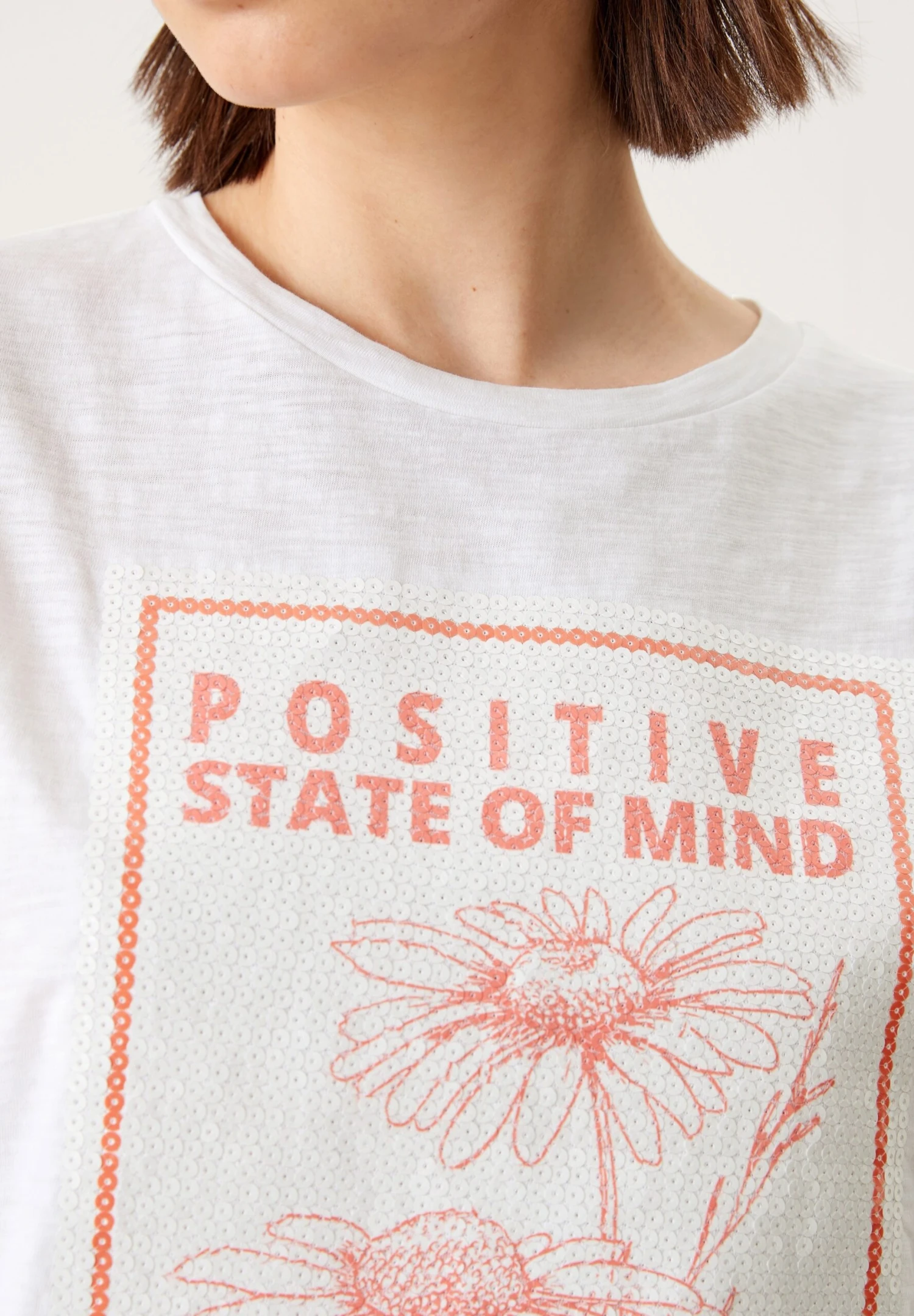 QS By S.Oliver Camiseta Estampada - White Placed Print - Imagen 4