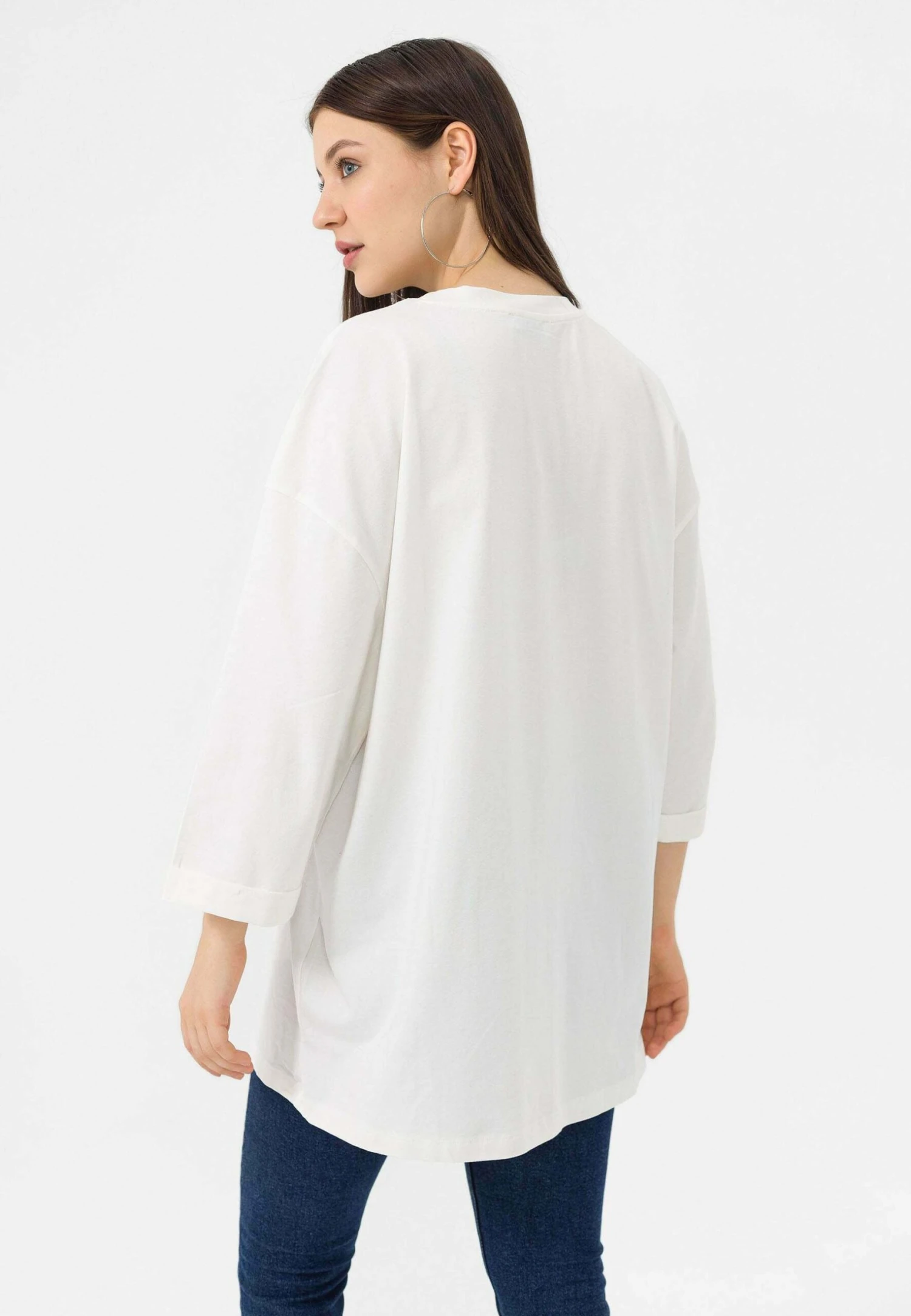 Camiseta De Manga Larga - Ecru - Imagen 3