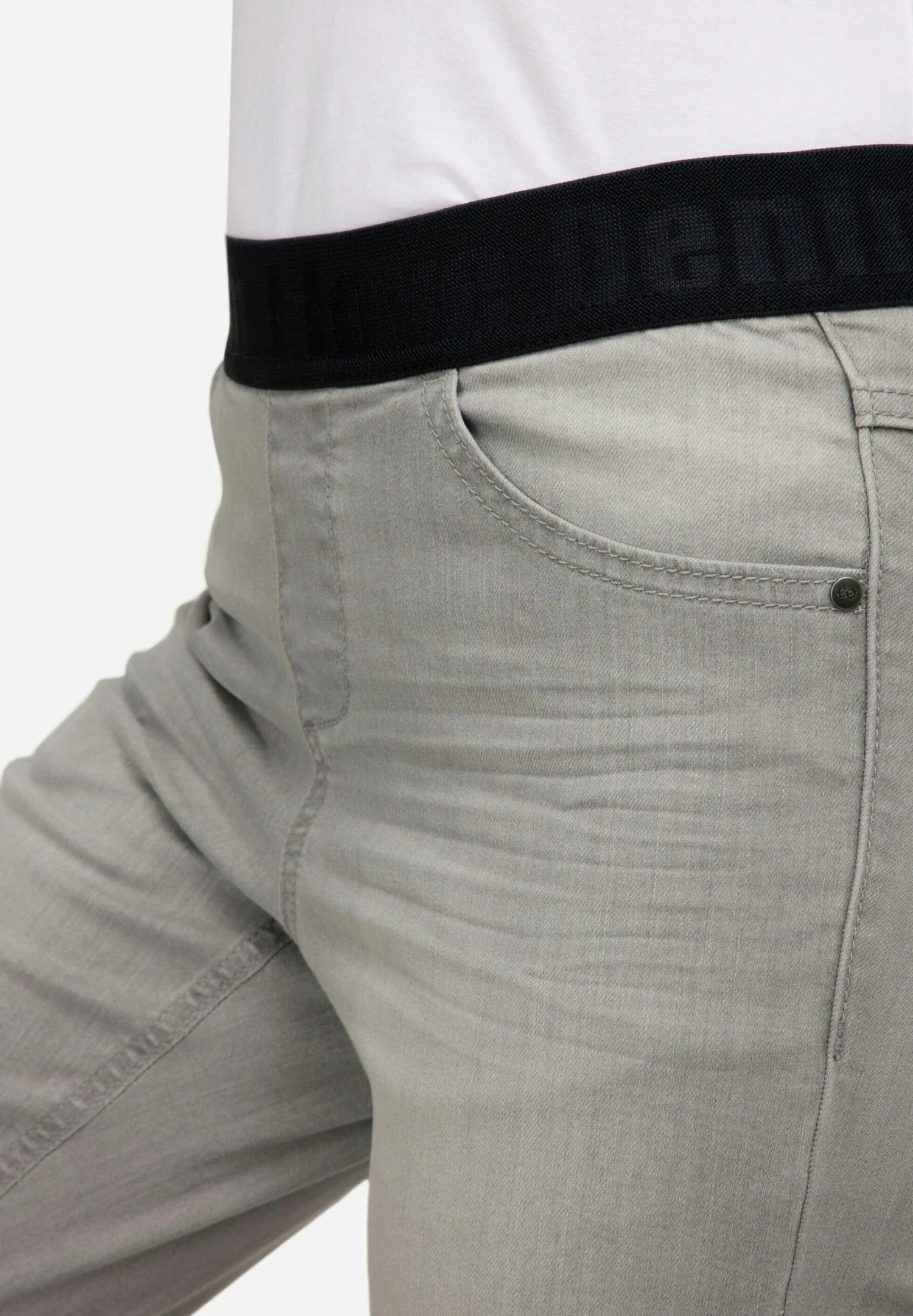 Vaqueros Slim Fit - Jean Gris Clair - Imagen 3