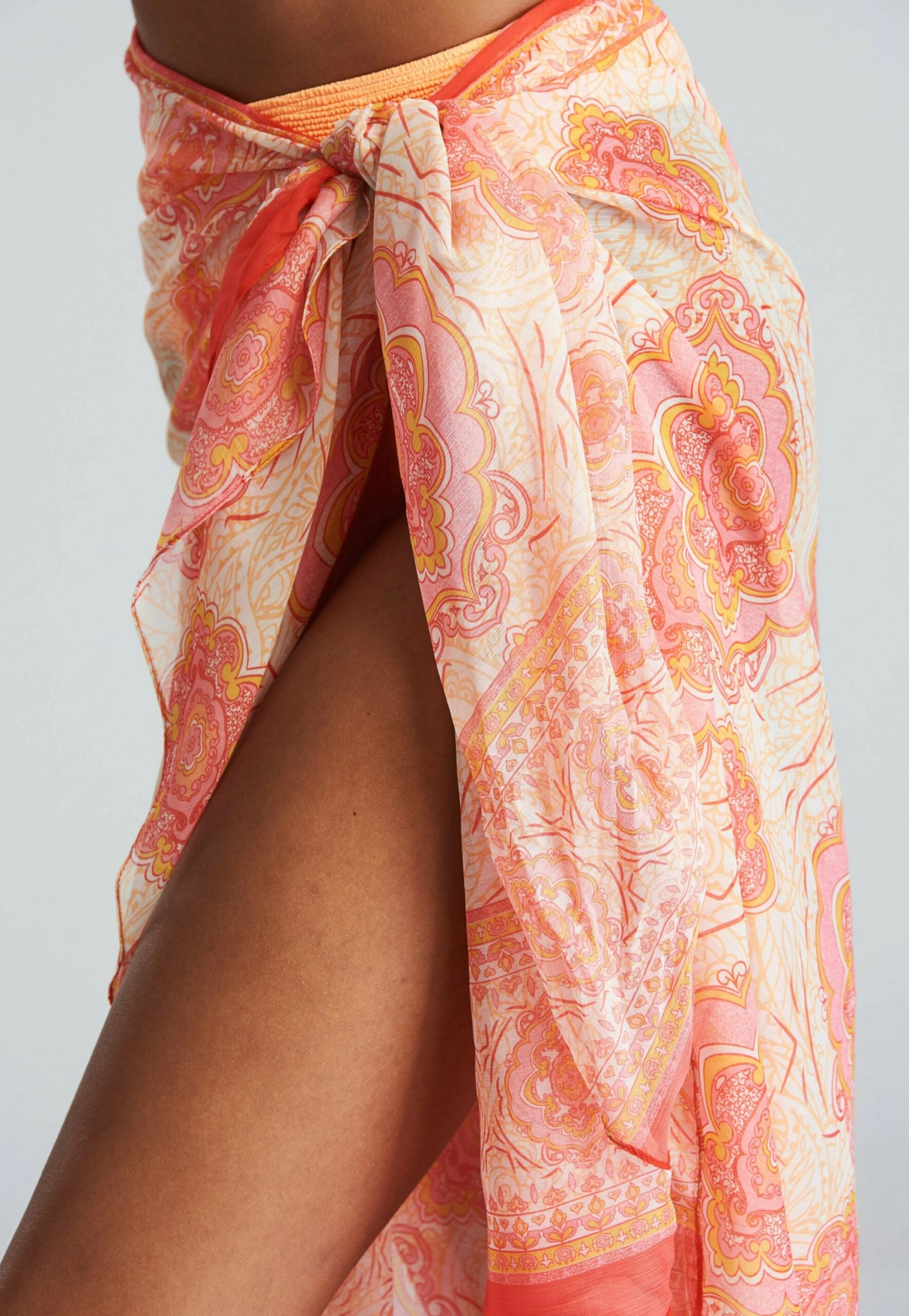 South Beach Sarongs Pareos Print Sarong - Complementos De Playa - Coral - Imagen 3