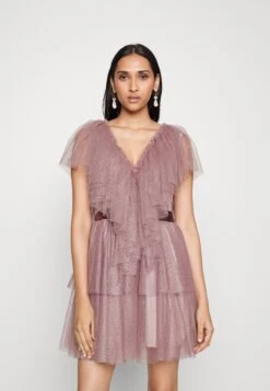 Aurora Dress - Vestido De Cóctel - Dusky Violet