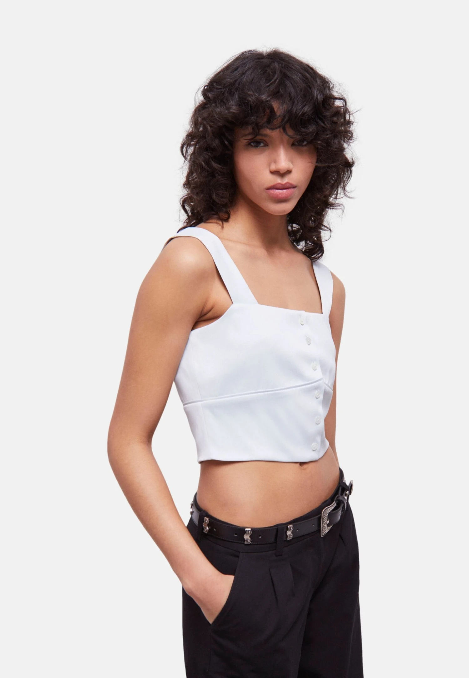 THE KOOPLES Avec Boutonnage - Top - Green Water - Imagen 4