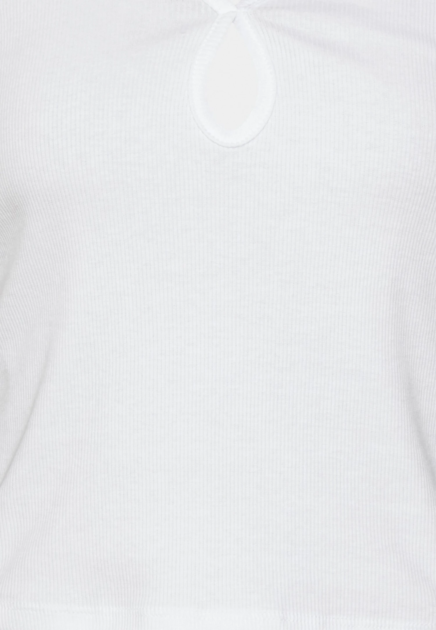 Noisy May Maya O Neck Cutout Noos - Camiseta Estampada - Bright White - Imagen 5