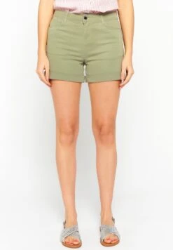 LOLALIZA Shorts Vaqueros - Khaki
