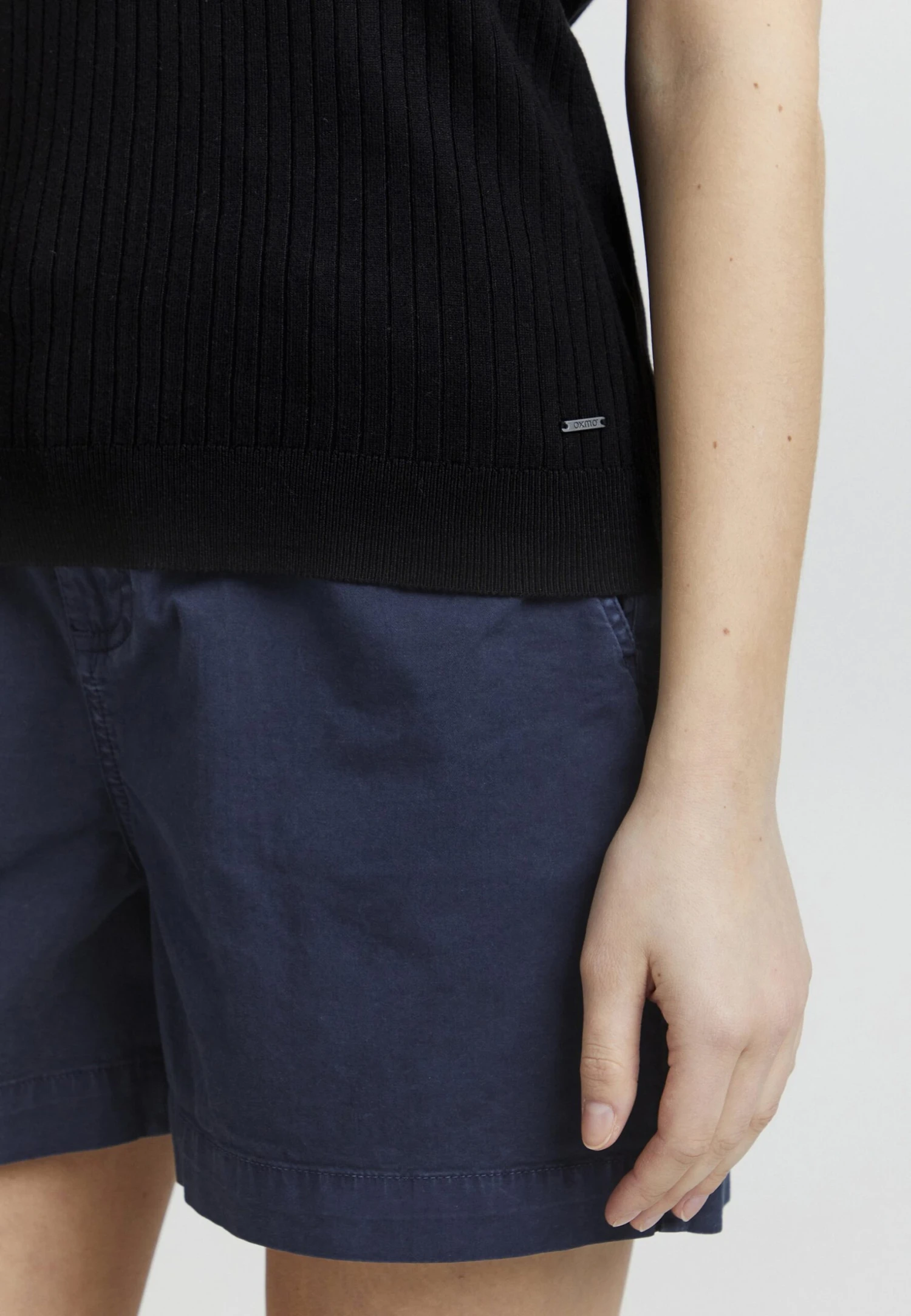 OXMO Riona - Camiseta Básica - Black - Imagen 4