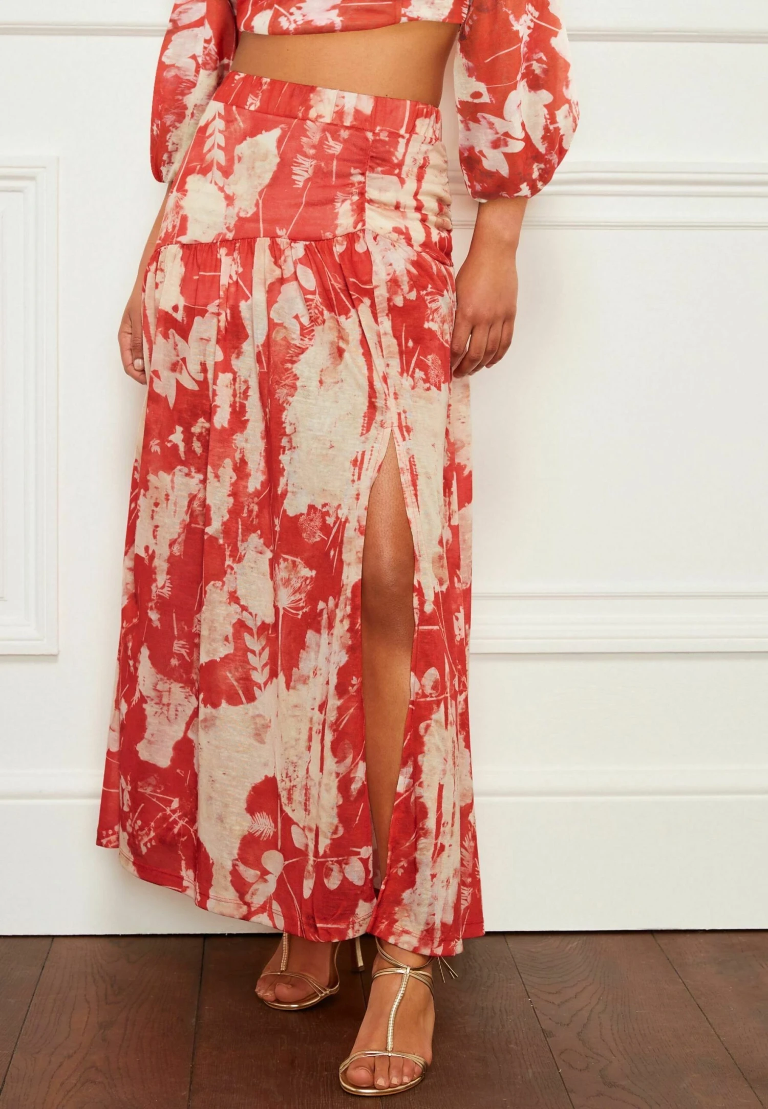 Next Floral Occasion Standard - Falda Larga - Red - Imagen 2