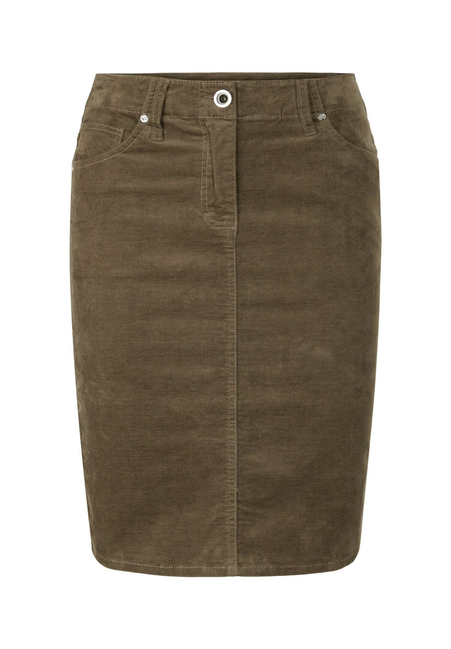 Tom Tailor Basic - Falda Vaquera - Tarmac Khaki - Imagen 6