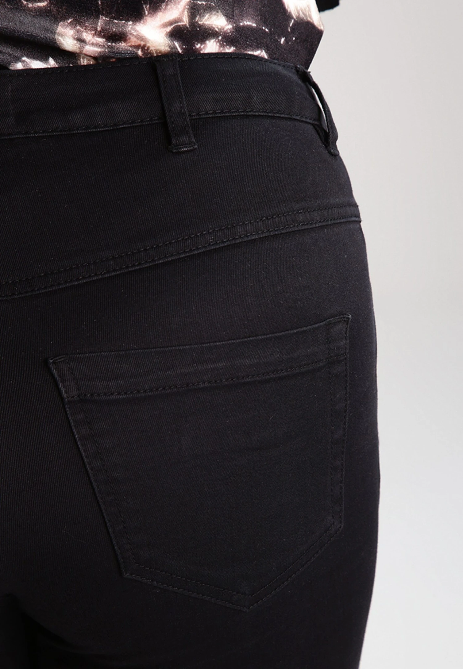 Zizzi Super Slim Amy Jeans Mit Hoher Taille - Vaqueros Pitillo - Black - Imagen 5