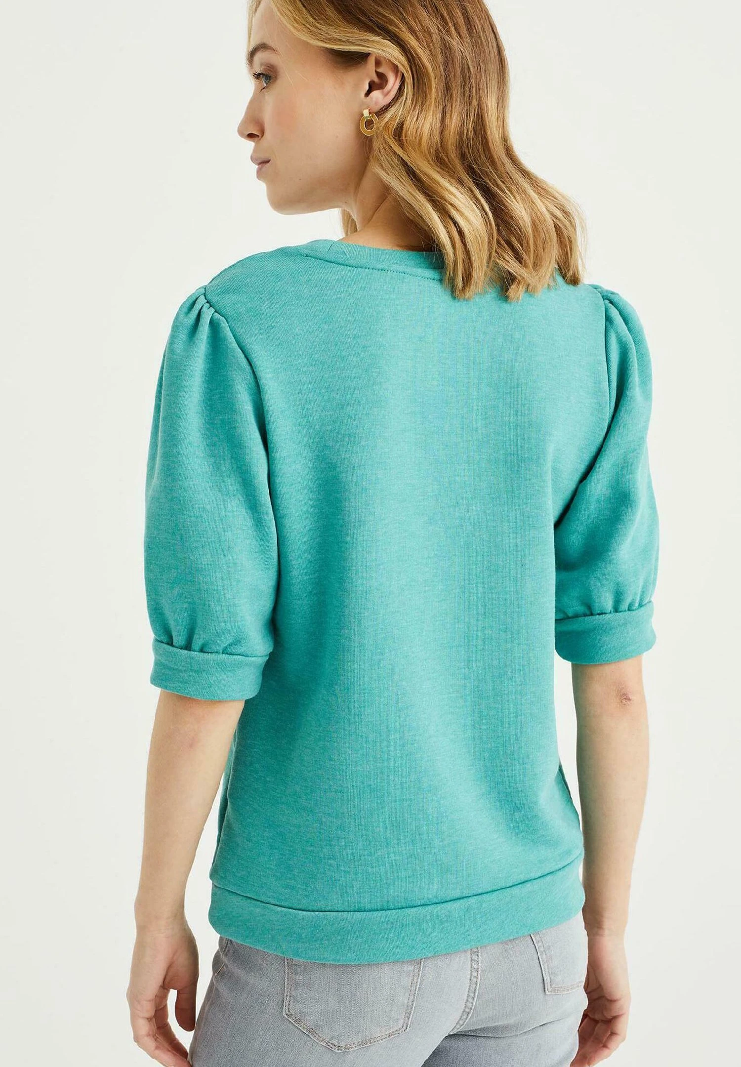 WE FASHION Camiseta Básica - Blue - Imagen 7