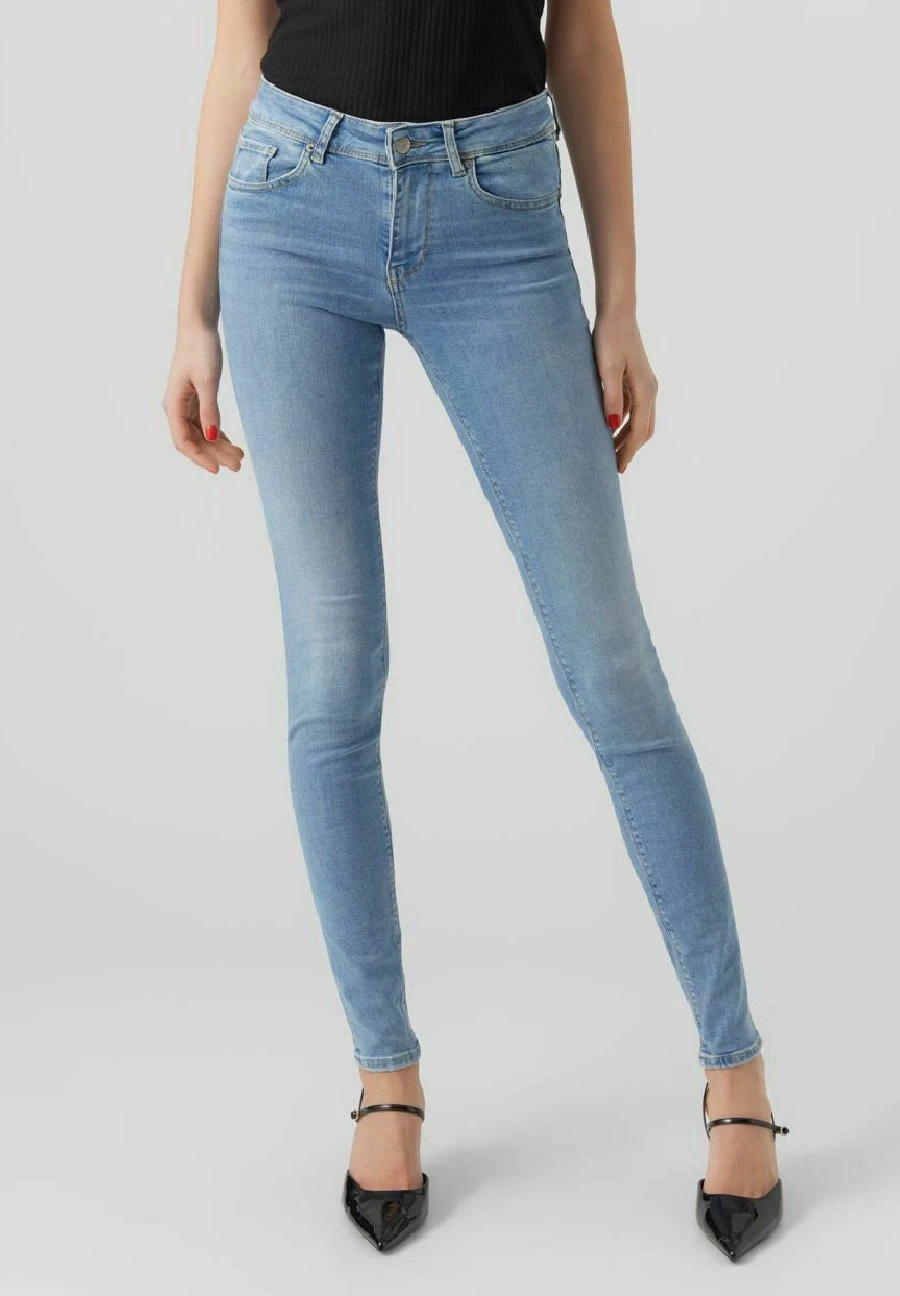 Vero Moda Vaqueros Slim Fit - Light Blue Denim
