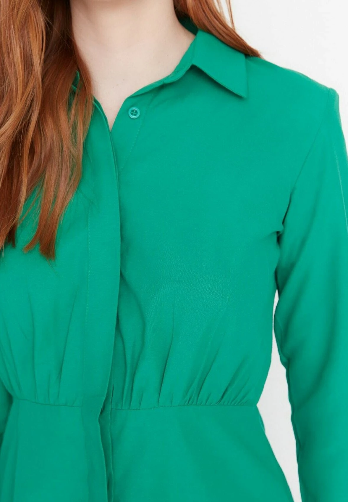 Trendyol Vestido Camisero - Green - Imagen 3
