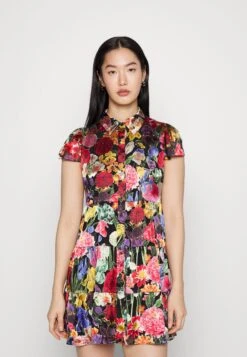 Alice + Olivia Meeko Tiered- Vestido Camisero - Botanical Garden