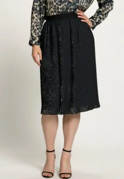 Ulla Popken Falda Acampanada - Noir