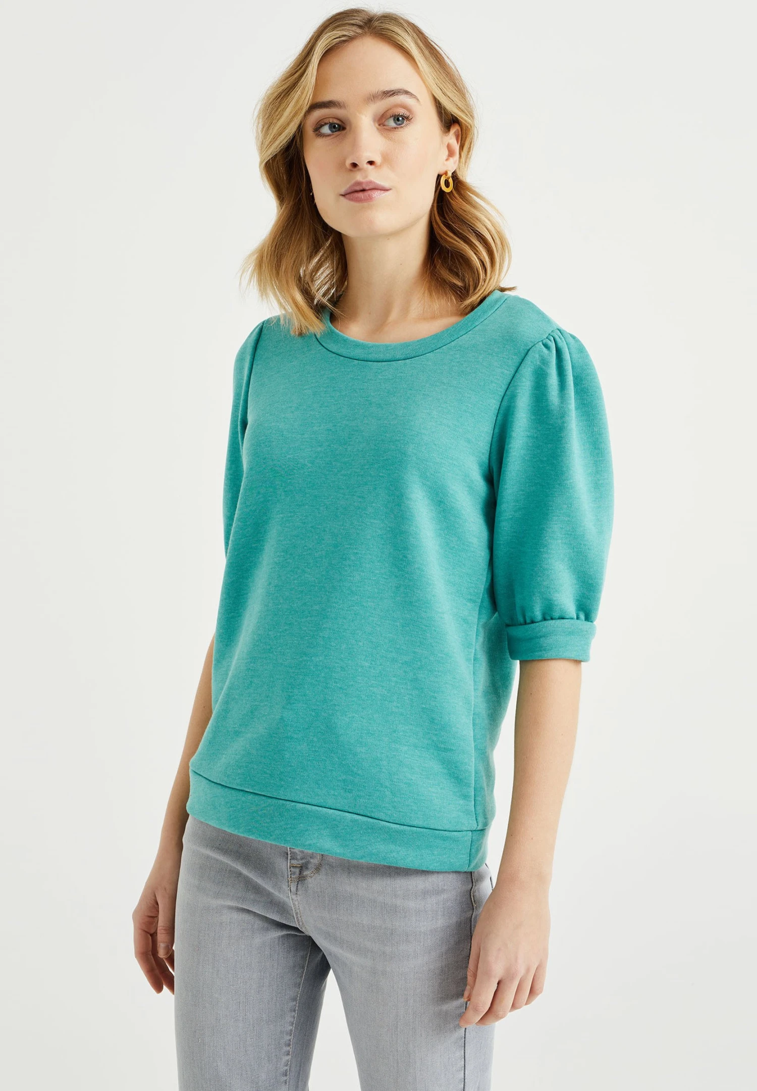 WE FASHION Camiseta Básica - Blue