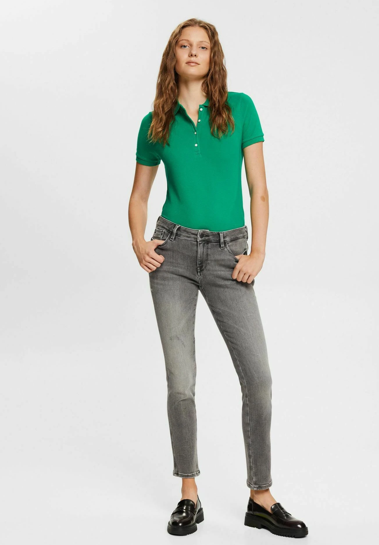 Edc By Esprit Vaqueros Slim Fit - Grey Medium Wash - Imagen 2