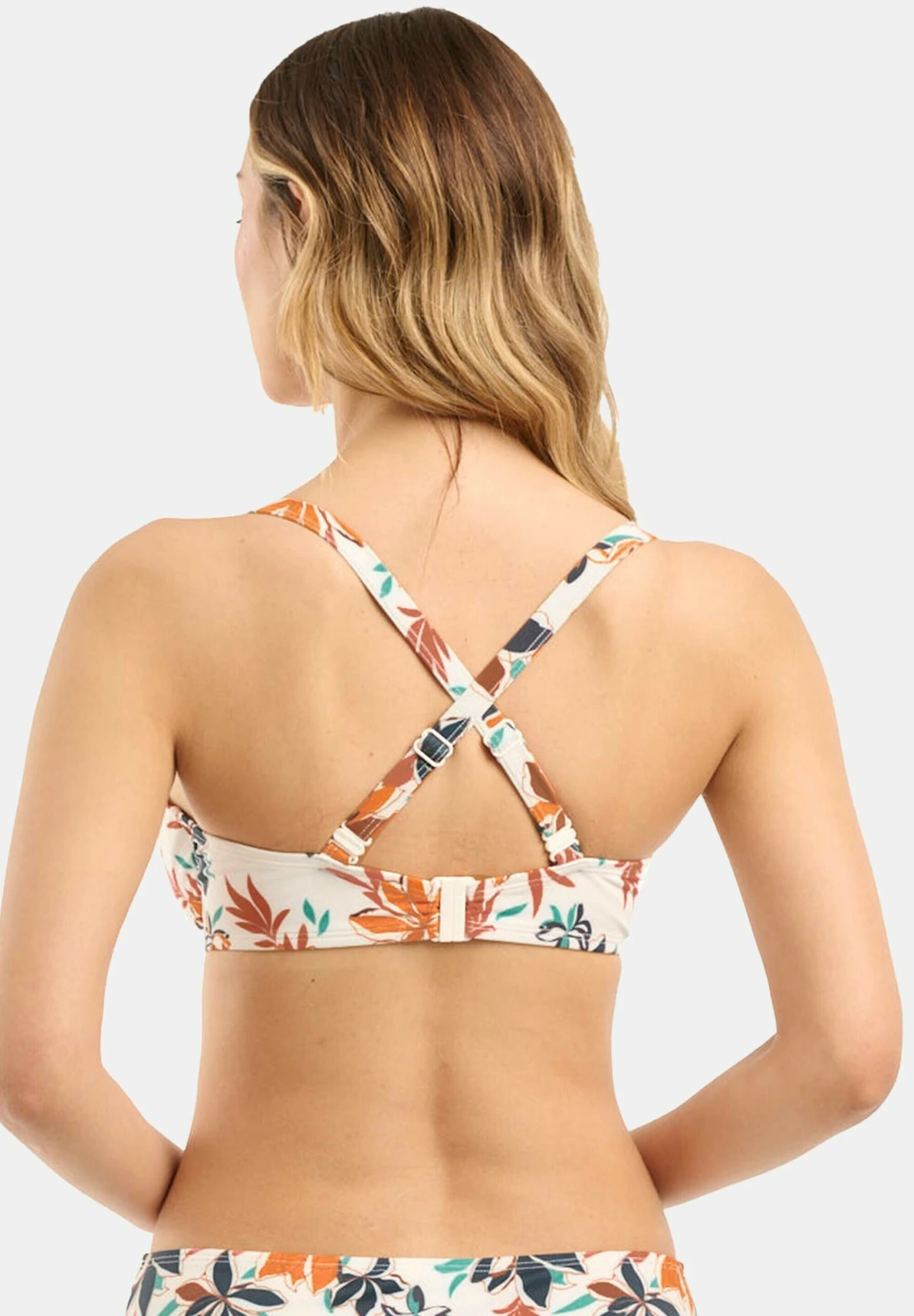 Staycation - Top De Bikini - White Orange - Imagen 3