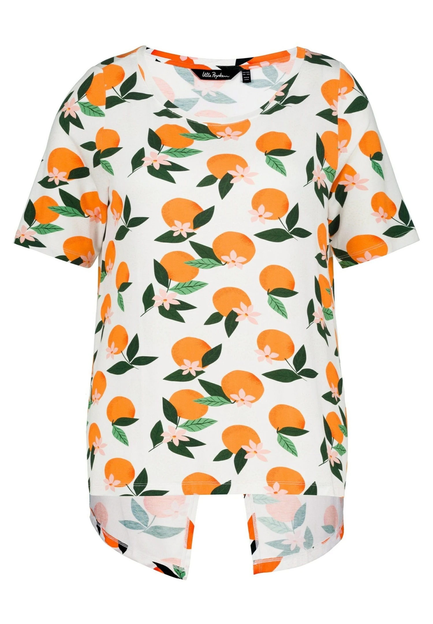 Ulla Popken Camiseta Estampada - Orange - Imagen 4