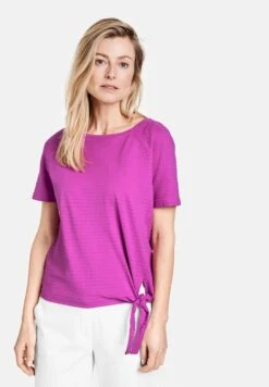 Gerry Weber Mit Knotendetail - Camiseta Básica - Orchid