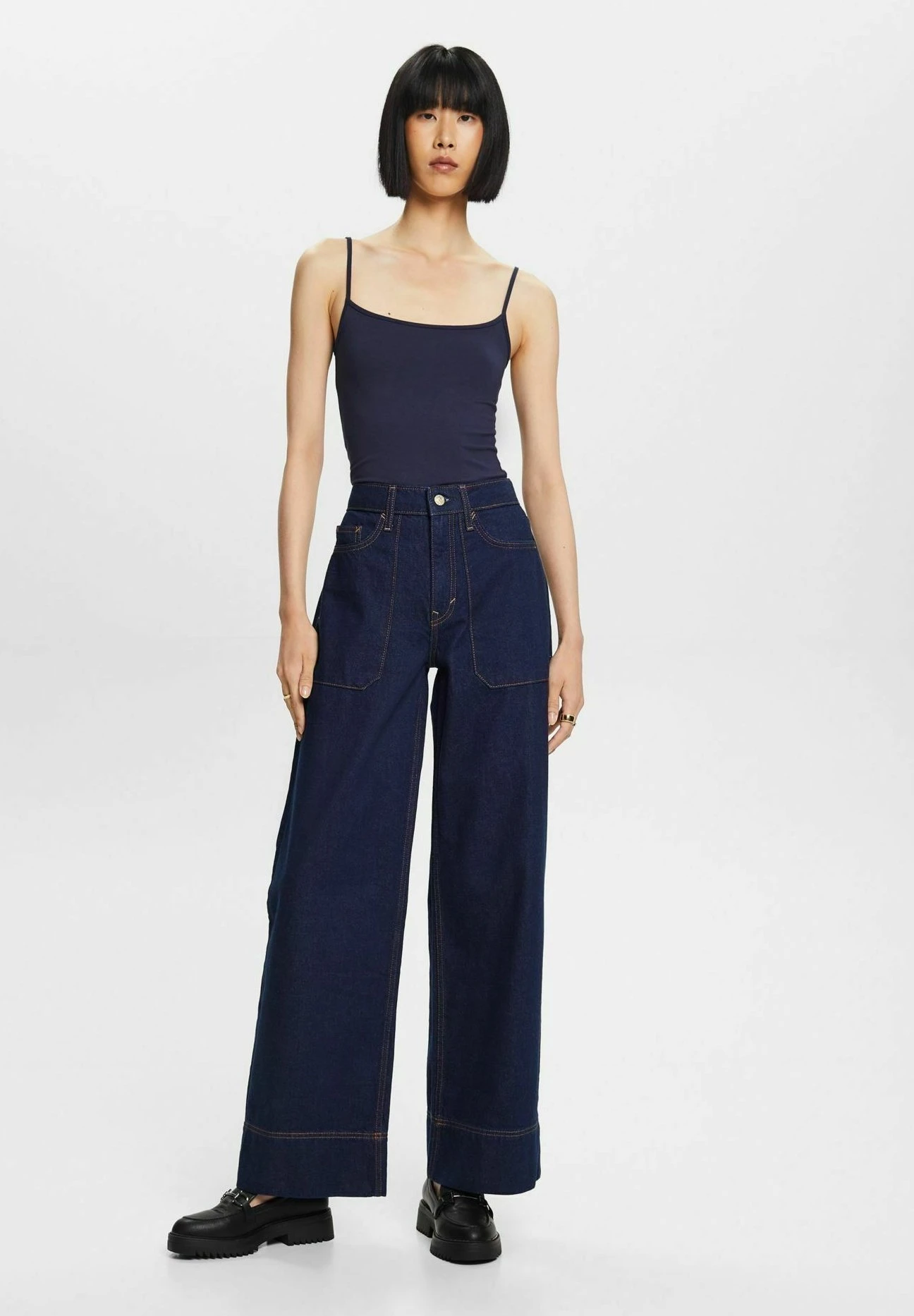 Edc By Esprit Vaqueros A Campana - Blue Rinse - Imagen 4