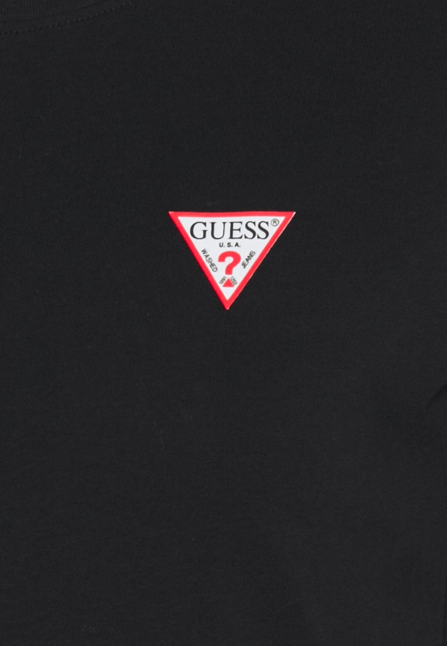 Guess Mini Triangle- Camiseta Básica - Jet Black - Imagen 3