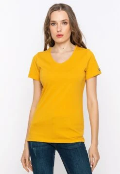 Camiseta Básica - Mustard