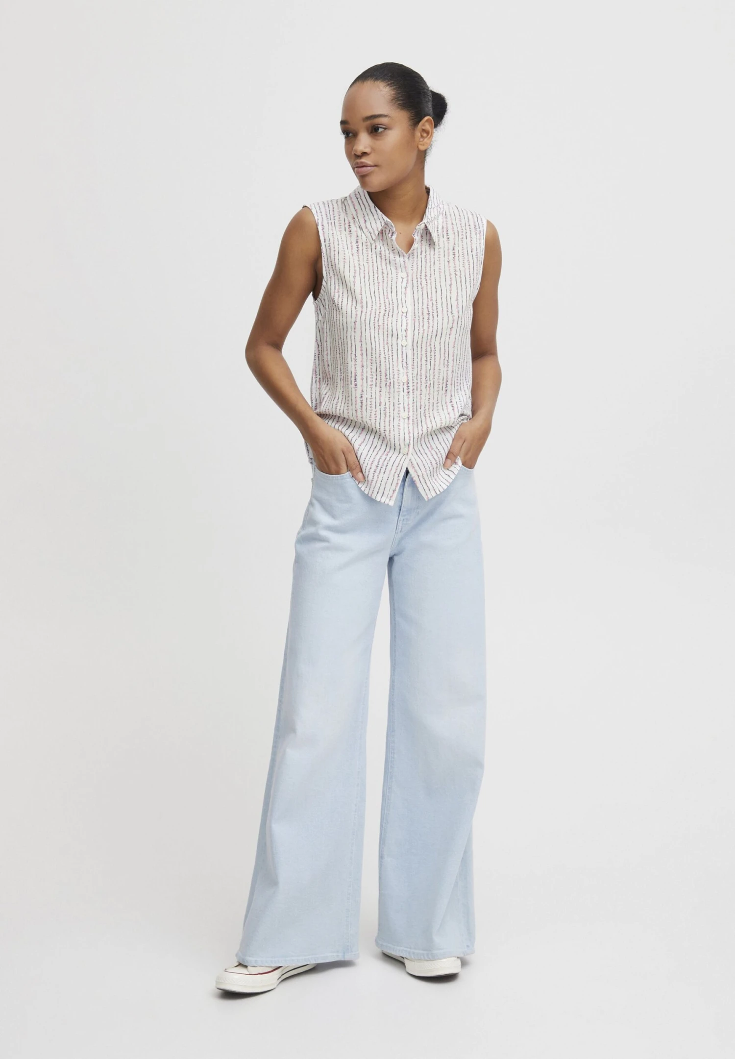 ICHI Ihvera To5 - Camisa - Cloud Dance - Imagen 2