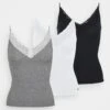 Hollister Co. 3 Pack - Top - White/Grey/Black