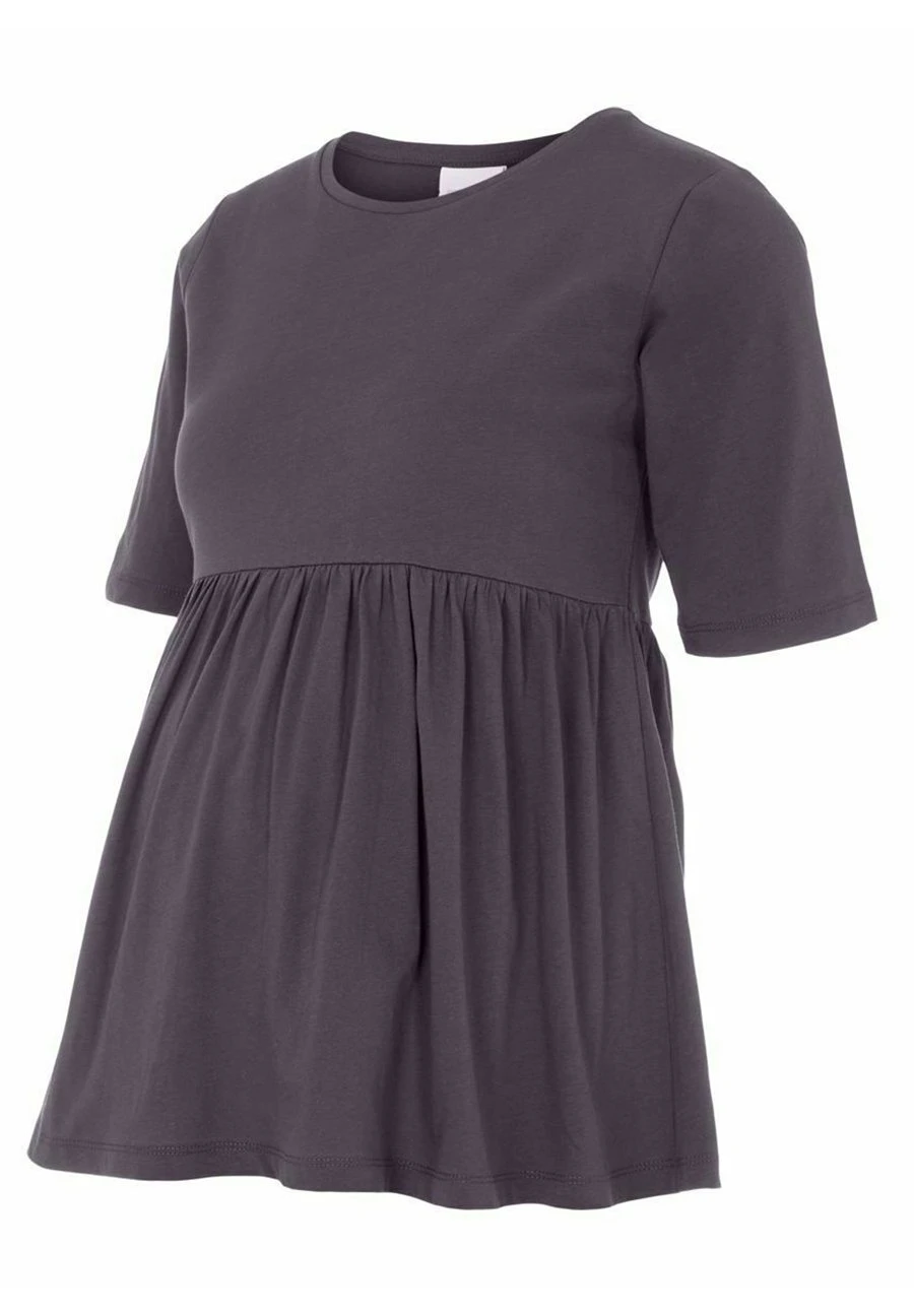 Mamalicious Stop Mlcilie - Camiseta Básica - Anthracite - Imagen 5