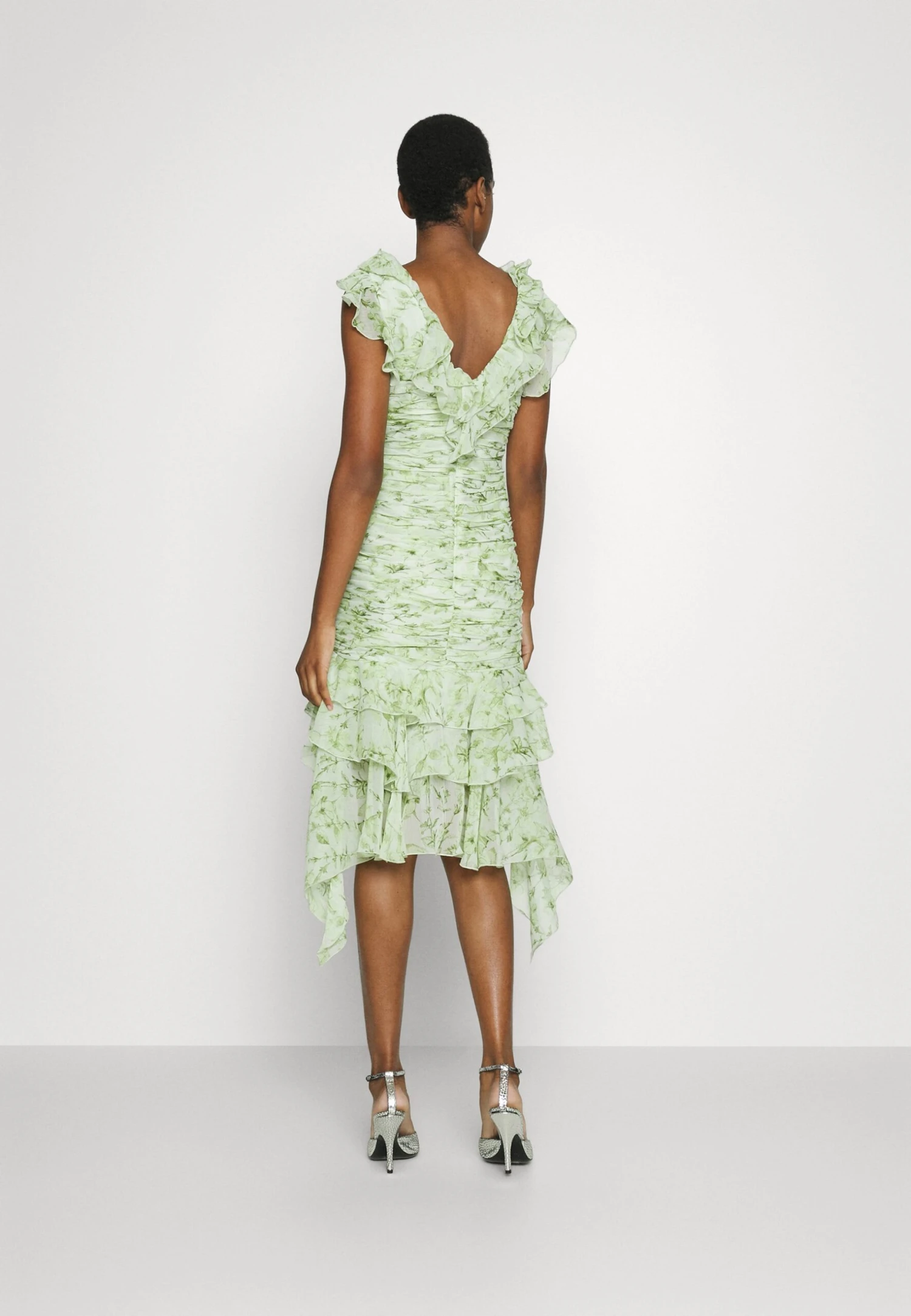 Cinq A Sept Portra Dress - Vestido De Cóctel - Faded Mint Multi - Imagen 3