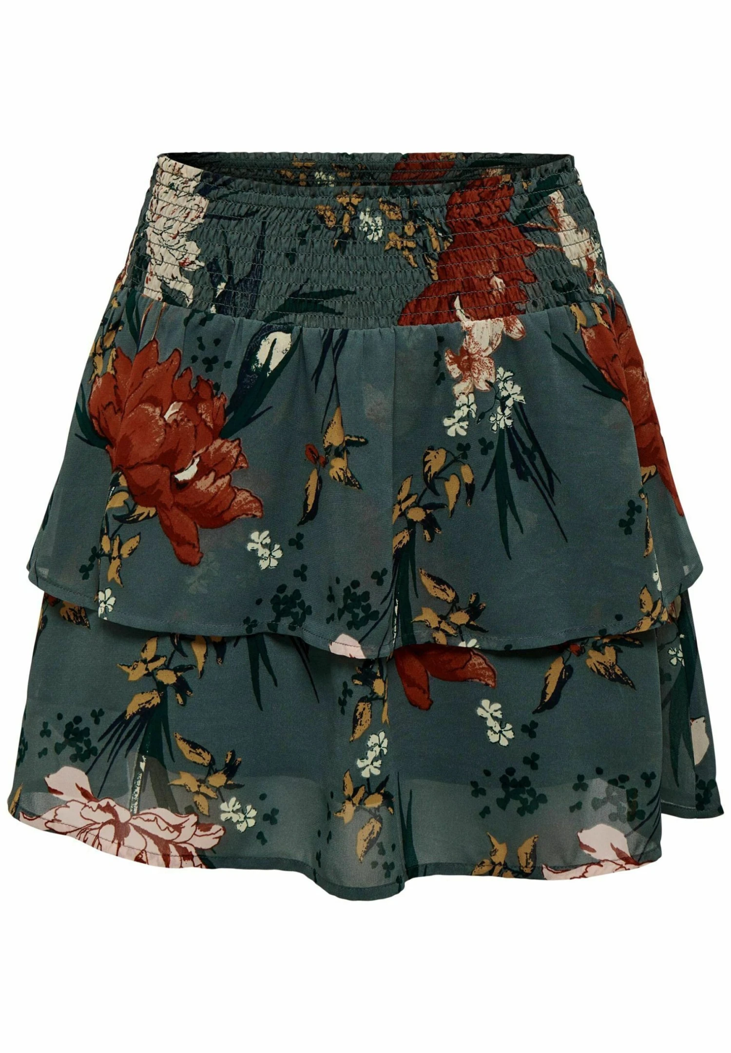 ONLY Gesmokt - Minifalda - Balsam Green - Imagen 5