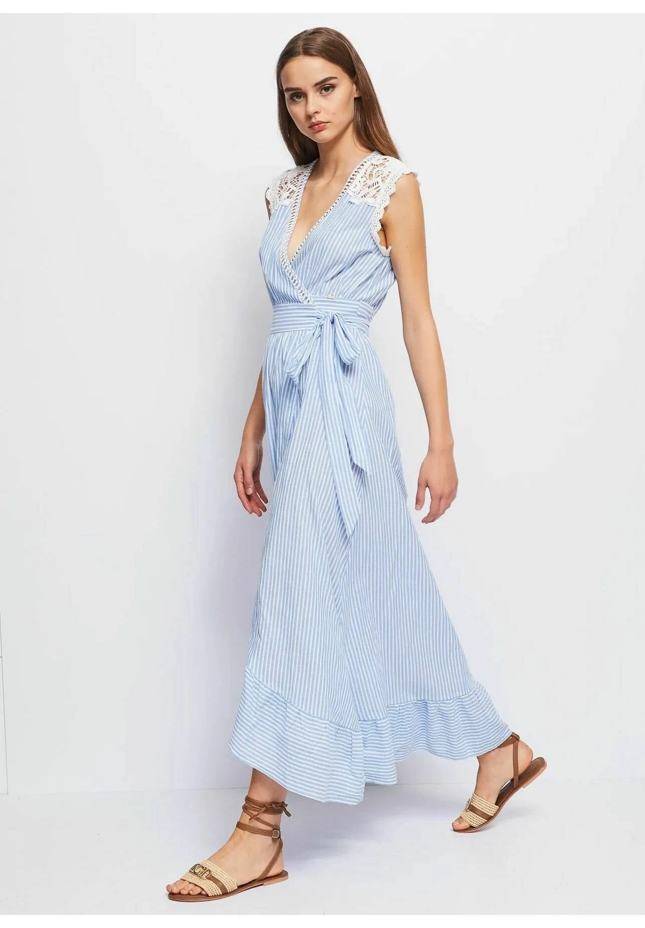 Gaudi Vestido Largo - Azzurro - Imagen 2